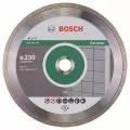 Круг алмазный 230х22.2х2.4 (по керамике, фарфору, сухой рез, сплошной) BOSCH Standart for Ceramic
