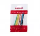 Набор термоусаживаемых трубок ТУТ №11 100мм 2:1, 7 цветов (21 шт/упак) REXANT