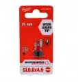 Бита SL0.6x4.5 25 мм ударная  Shockwave Milwaukee
