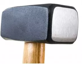 Кувалда 1.25 кг дерев. ручка,  кованая Thorvik