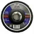 Круг лепестковый 125* 22 ( 40, прямой, металл) SWORD (10шт уп, 200шт кор)