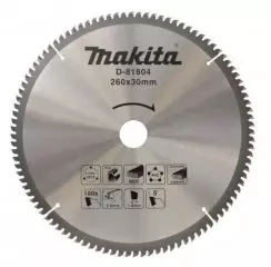 Диск пильный 260х30 мм (100 зубьев, по алюминию, дереву, пластику) Makita