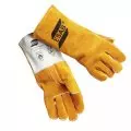 Краги спилковые пятипалые, с подкладом флис для MIG/MAG и MMA, Heavy Duty Regular ESAB