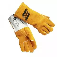Краги спилковые пятипалые, с подкладом флис для MIG/MAG и MMA, Heavy Duty Regular ESAB