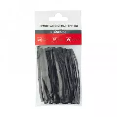 Набор термоусаживаемых трубок ТУТ №5 100мм (18 шт/упак) Рексант