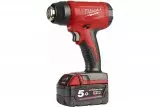 Фен строительный аккумуляторный M18 BHG-502C Milwaukee