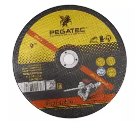 Круг шлифовальный 230х6х22.2 мм металл Pegatec