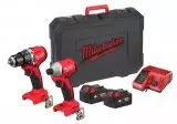 Аккумуляторный набор инструментов MILWAUKEE M18 BLCPP2A-402C (Дрель+винтоверт)