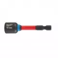 Насадка шестигранная головка ударная  магнитная  10х65 мм Shockwave Milwaukee