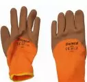 Перчатки акриловые утепленные оранжево-коричневые SIBCO (    3 пары)