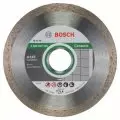 Круг алмазный 115х22.2х1.6 (по керамике, фарфору, сухой рез, сплошной) BOSCH Standart Ceramic
