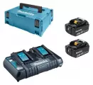 Набор аккумулятор (18 В, Li-Ion) Makita BL1860B аккумулятор (2x6.0 Ач) + з/у DC18RD кейс MakPac