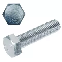 Болт 10* 55 кл.пр. 8.8 оцинков. П/Р ДИН 933