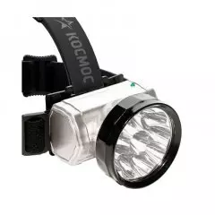 Фонарь аккум. налобный Accu H10 LED 10 led 300мАч встроен заряд устр. KOCAccuH10LED Космос