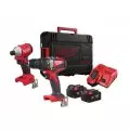 Аккумуляторный набор инструментов MILWAUKEE M18 BLPP2A3-502X (Дрель+винтоверт)